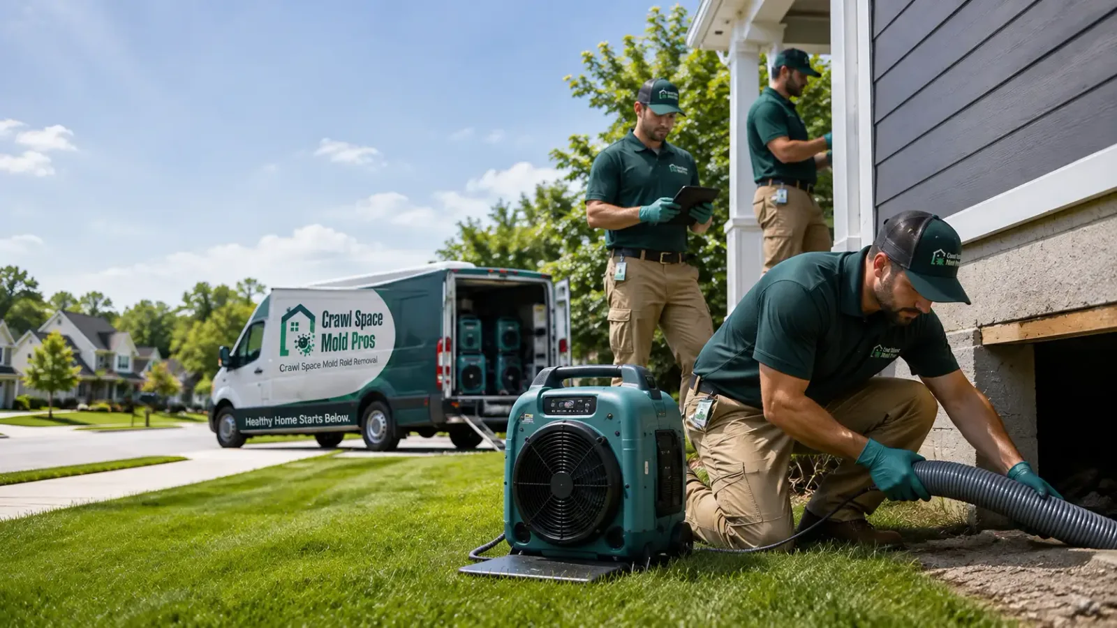 Crawl Space Mold Removal in Woodridge, NY